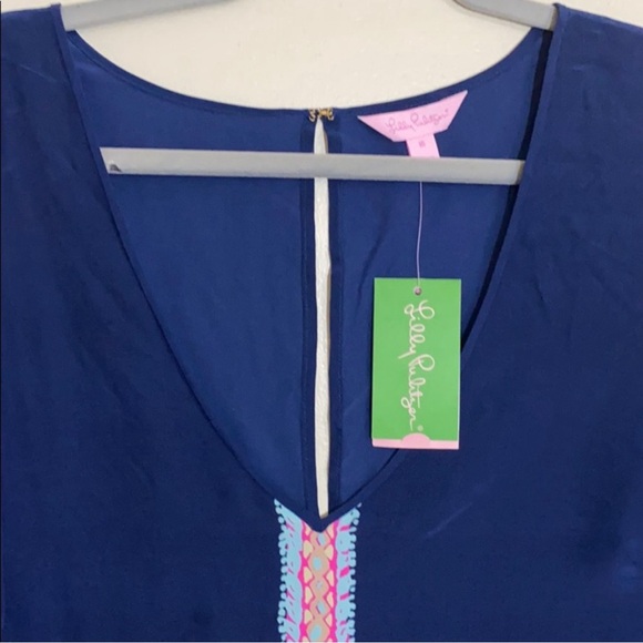 NWT ROSALIA LILLY PULITZER SILK DRESS SZ 16 - Picture 8 of 11